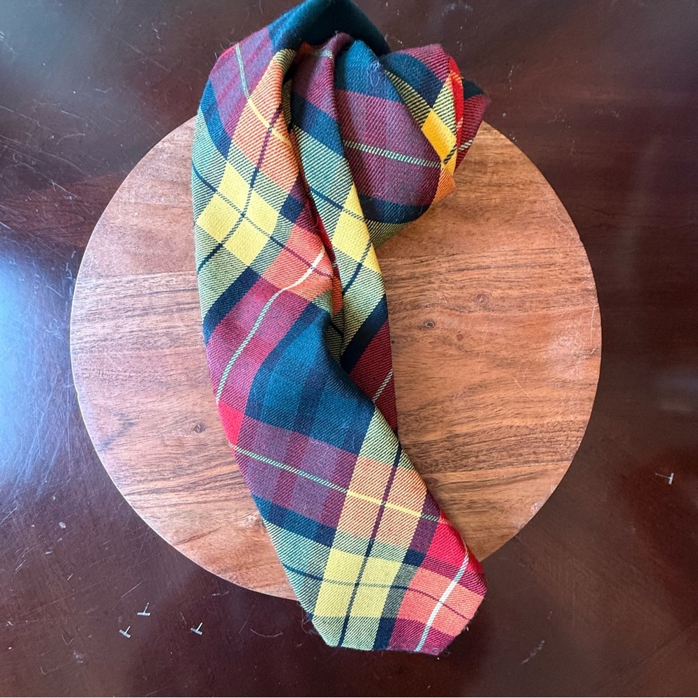 Aldermam Reed Designer Collection Mens Classic Tartan Tie Preppy Wool Blend